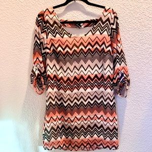 Lily Rose Knee Patterned Dress